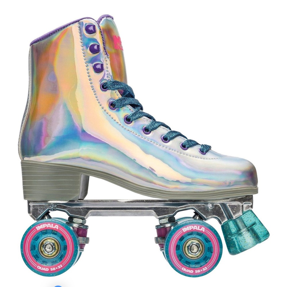 Holographic Roller Skates
